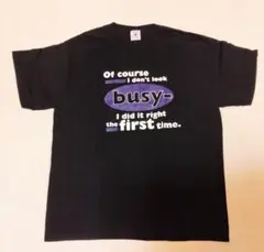 ☆極美品■DELTA■BUSY-■プリント■Tシャツ■半袖■L☆