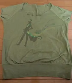ビンテージ　Tシャツ チャーリーとチョコレート工場　ウォンカ　グリーン　М