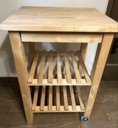 IKEA BEKVÄM ベクヴェーム　キッチンワゴン　木製
