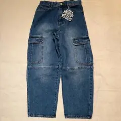 25ss新品 THE BLACK EYE PATCH デニムカーゴパンツ M