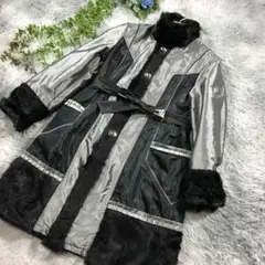 【Guy Laroche】ギラロッシュ♡ファーコート♡リバーシブル♡ロング
