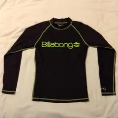 【Billabong】 ラッシュガード M ブラック/グリーン
