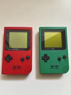 GAME BOY Pocket 赤と緑 2台セット　ゲームボーイポケット