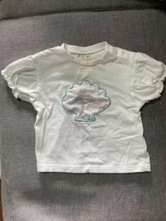 プティマイン トップスTシャツ　ホワイト　90