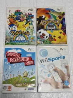 ⭐️24時間以内発送⭐️ Wiiソフトまとめ売り　4本セット　ポケモン　スポーツ