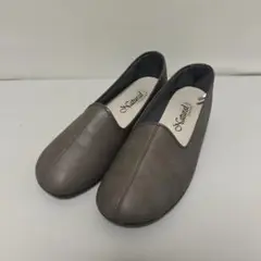 NATURAL COMFORT グレー スリッポン レディース