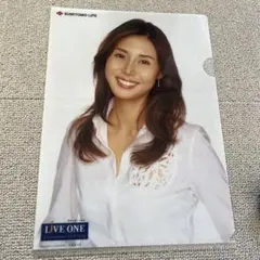 非売品　 住友生命　 松嶋菜々子②　 クリアファイル