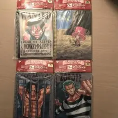 一番くじ ONE PIECE ワンピース G賞 アートノート 全4種セット