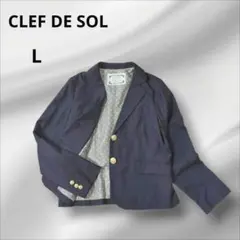 クレドソン　ブレザー 　ジャケット　ゴールドボタン　ネイビー　L