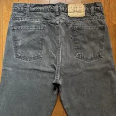 希少【90s】Levi's 505 USA製 後染めブラック 黒タブ W36