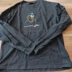 BACK NUMBER 黒 長袖Tシャツ Mサイズ