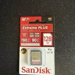 SanDisk Extreme PLUS 128GB SDXCカード