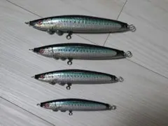 絶版カーペンターフラットベイトSHAD'O NSG群鯵ライブベイトδ新品4本 絶版カーペンターフラットベイトSHAD'O NSG群鯵ライブベイトδ