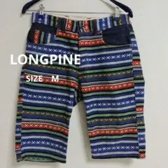 ・LONGPINE　ハーフパンツ　柄パンツ　Mサイズ