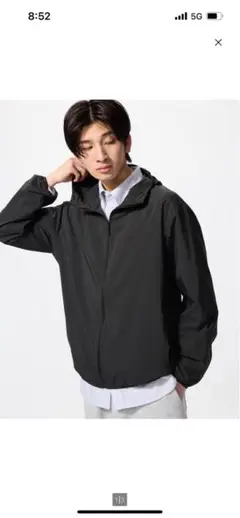 UNIQLOメンズUVカットポケッタブルパーカー