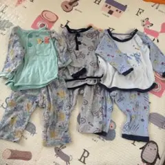 コンビミニ　パジャマ（腹巻き付き）　3着
