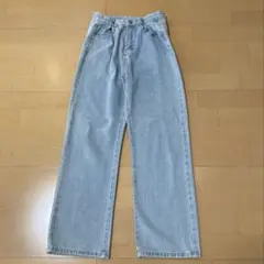 SPRAY PREMIUM フック　デニム　パンツ　 ライトブルー　　M