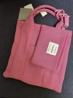 ScrapBook スクラップブック メッシュトートバック　ピンク