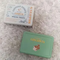 【空き缶　セット】CUSTA キャラメルガレット+ COCORIS