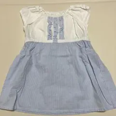 ストライプフリルワンピース 90サイズ