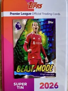 国内未発売 ファン・ダイク リバプール topps プレミアリーグ 2026