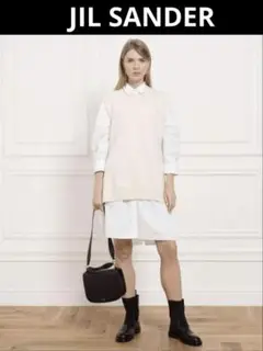 ジルサンダーニットベスト超美品 JIL SANDER - ジルサンダー☆20SS カラー切替オーバーサイズ
