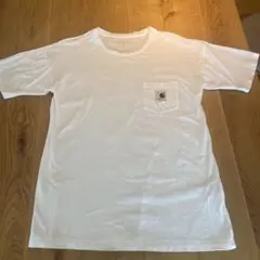 Carhartt ホワイト Tシャツ Sサイズ ポケット付き