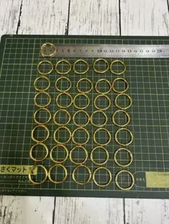 ゴールド輪っか36個【2.7mm】