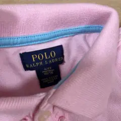 POLO ラルフローレン　フリル付きピンクポロシャツ　女の子4歳　100.110