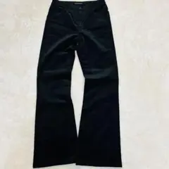 Mrs. Jeana GOLD コーデュロイパンツ ブラック 61サイズ