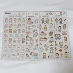 セリア デザインシール こども 赤ちゃん 4種