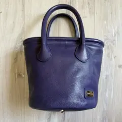Gigli by Romeogigli ジリ 本革 バケツ トート パープル