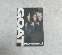 Number_i GOAT 3形態まとめ買い特典 ステッカー