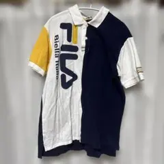 FILA カラーブロック ポロシャツ【古着】サイズ37