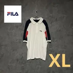 old FILA フィラ ポロシャツ 古着 USA製 90s XL