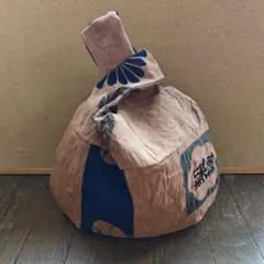 【訳あり】柿渋染め手ぬぐいしじみバック