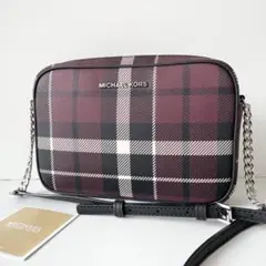 【新品】MICHAEL KORS ショルダーバッグ チェーン チェック柄