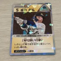 オリックス 西野真弘 バファローズ大自然 トレカ