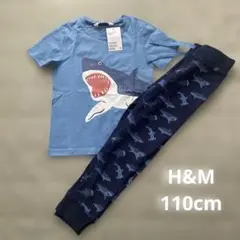 タグ付き未着用 H&M キッズ セットアップ 半袖シャツ ジョガーパンツ 110