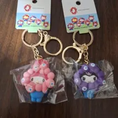 大阪　関西万博　サンリオ　ミャクミャク　キーホルダー　メロクロ　2つセット