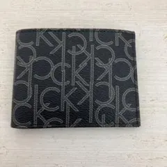 Calvin Klein ブラック 二つ折り財布