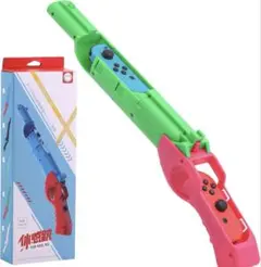 Switch JoyCon用ガンコントローラー ピンク 緑