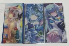 FGO 最終再臨展 編成画面風カード 清姫 水着 バーサーカー ランサー 3枚