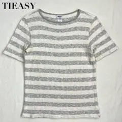 TIEASY ティージー バスクシャツ Tシャツ ボーダー 日本製 3サイズ