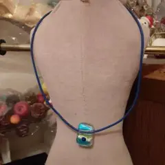 ベネチアガラスのヘッドチョーカー/未使用品