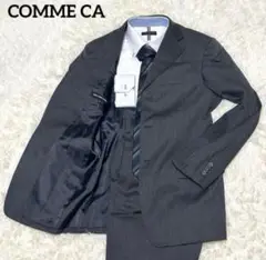 コムサ　スーツ　セットアップ　46(M) グレー系