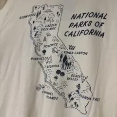 古着　アメリカ　国立公園　ビッグプリント　ロゴ　Tシャツ　カリフォルニア