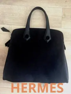 HERMES サックイブーPM ハンドバッグ トワルアッシュ 9325 HERMES エルメス サックイブーPM ハンドバッグ トワルアッシュ
