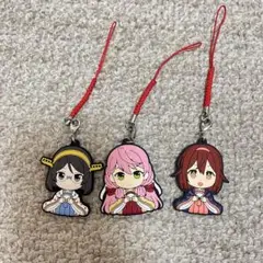 アニメキャラクター ストラップ 3個セット