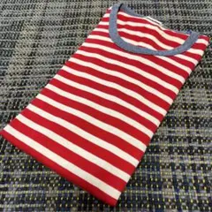 GU ボーダーのTシャツ サイズ表示M 赤白